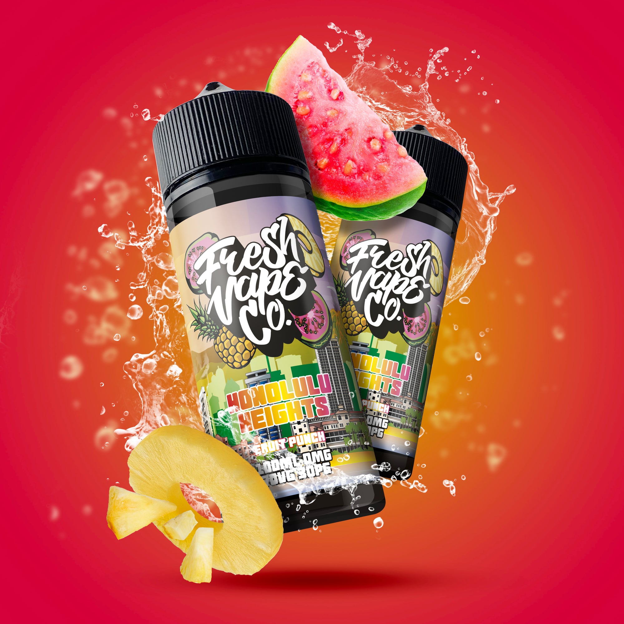 FRESH VAPE CO HONOLULU HEIGHTS 100ML SHORTFILL E LIQUID Vape Grind